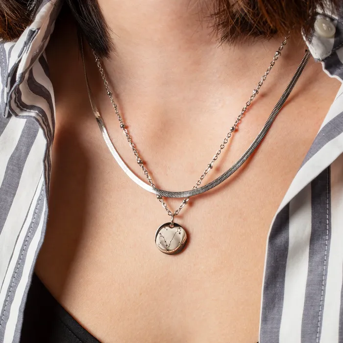 Extra Charm for Constellation Engraved Pendant Necklace Silver or Gold Grayling Necklaces