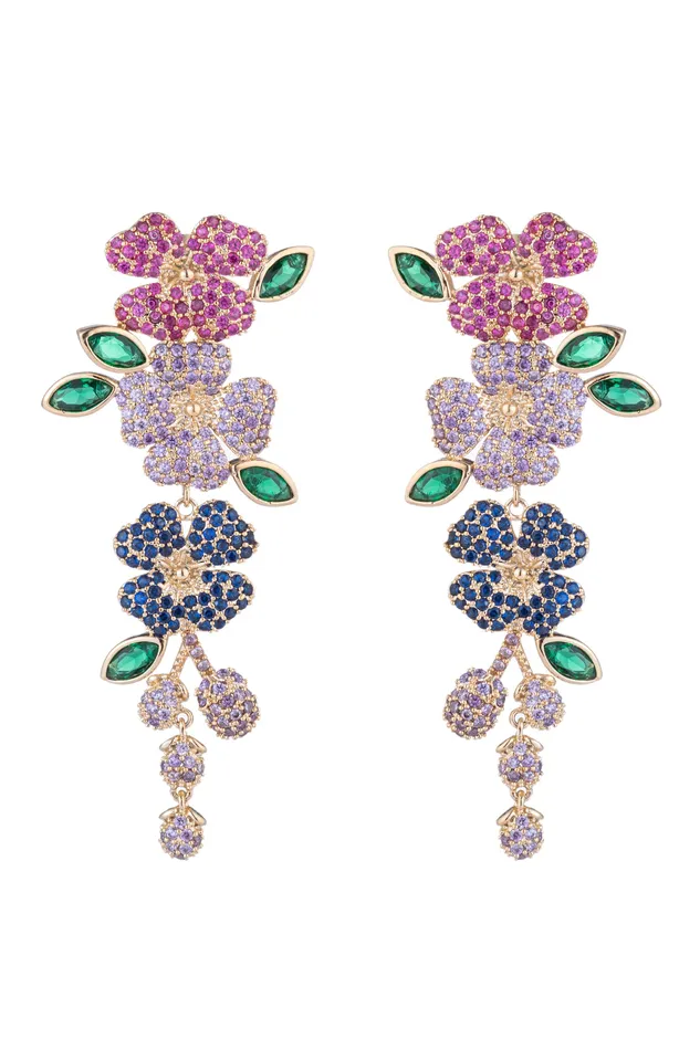Eye Candy LA Earrings Bloom Drop Earrings