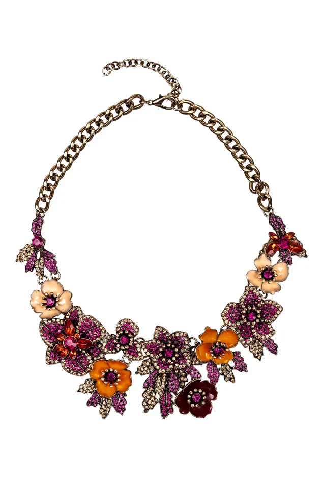 Eye Candy LA Necklaces Amata Statement Necklace Floral