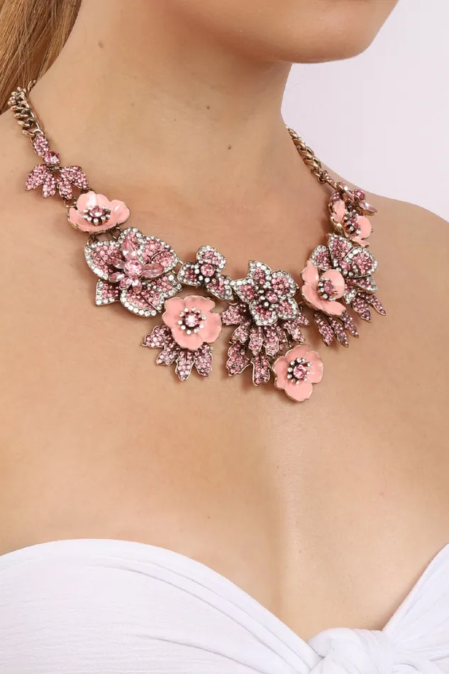 Eye Candy LA Necklaces Amata Statement Necklace Floral