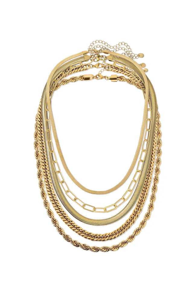 Eye Candy LA Necklaces Layla 5Piece Necklace Set