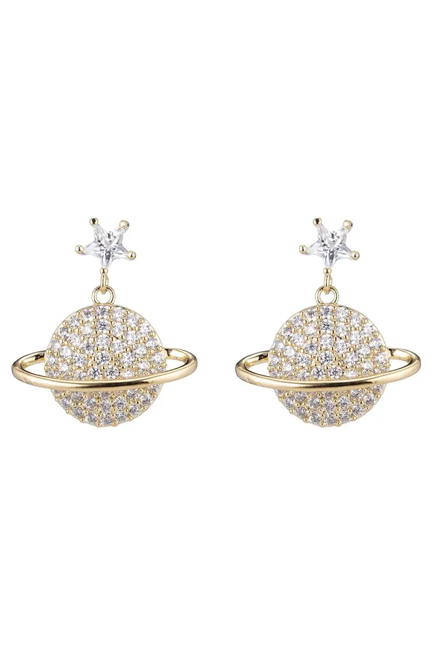 Eye Candy LA Saturn Earrings Earrings