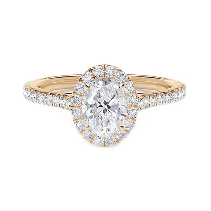 FOREVERMARK Rings Forevermark Center of My Universe Oval Diamond Engagement Ring with Halo FOREVERMARK Rings Forevermark Center of My Universe Oval Diamond Engagement Ring with Halo