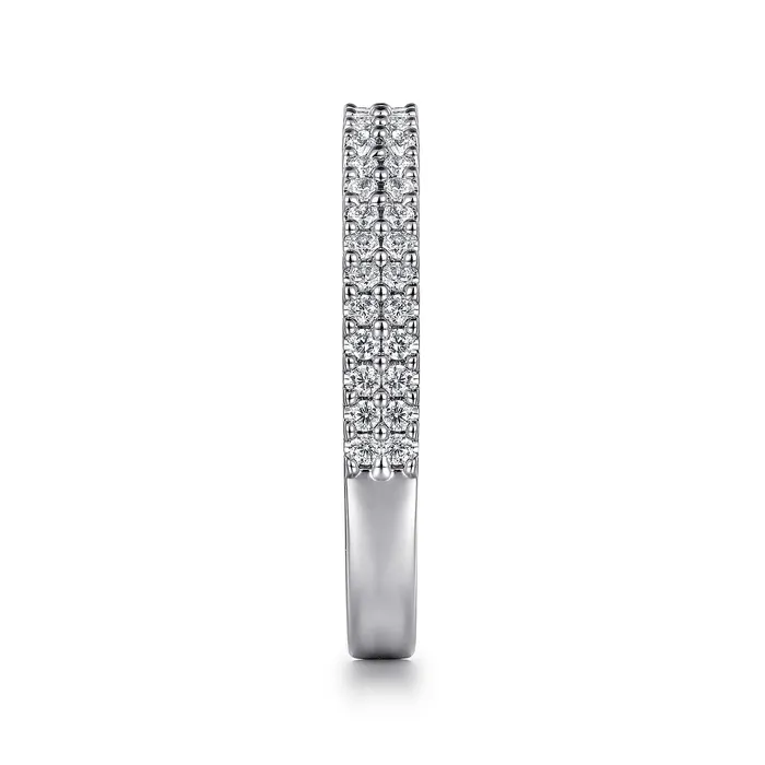 GABRIEL CO Rings Gabriel 14K White Gold 030ctw Stackable Diamond Band GABRIEL CO Rings Gabriel 14K White Gold 030ctw Stackable Diamond Band