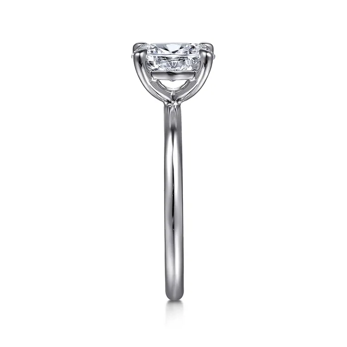 GABRIEL CO Rings Gabriel 14K White Gold 4 Prong Style Diamond SemiMount Engagement Ring GABRIEL CO Rings Gabriel 14K White Gold 4 Prong Style Diamond SemiMount Engagement Ring