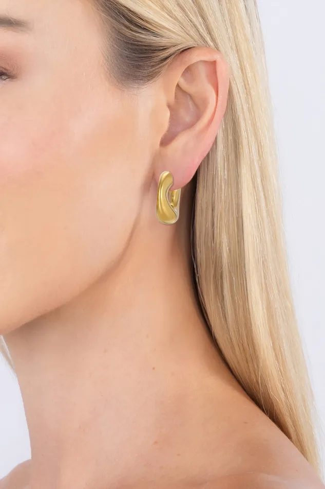 Gianna Bean Loop Earrings Eye Candy LA Earrings