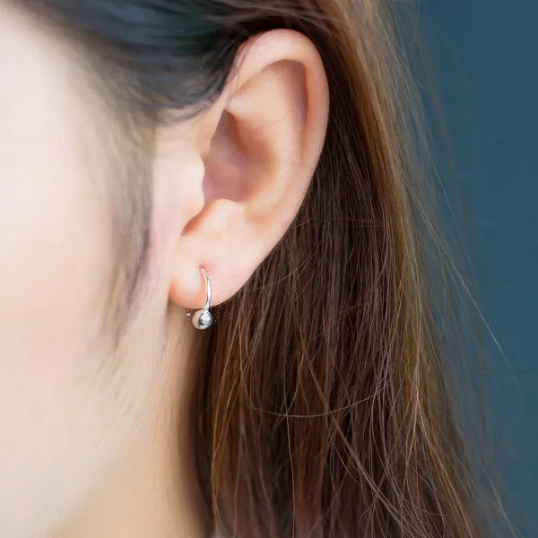 Glitters Earrings 20GA 18K Gold IP Sterling Silver Bendable Nose Hoop Rings