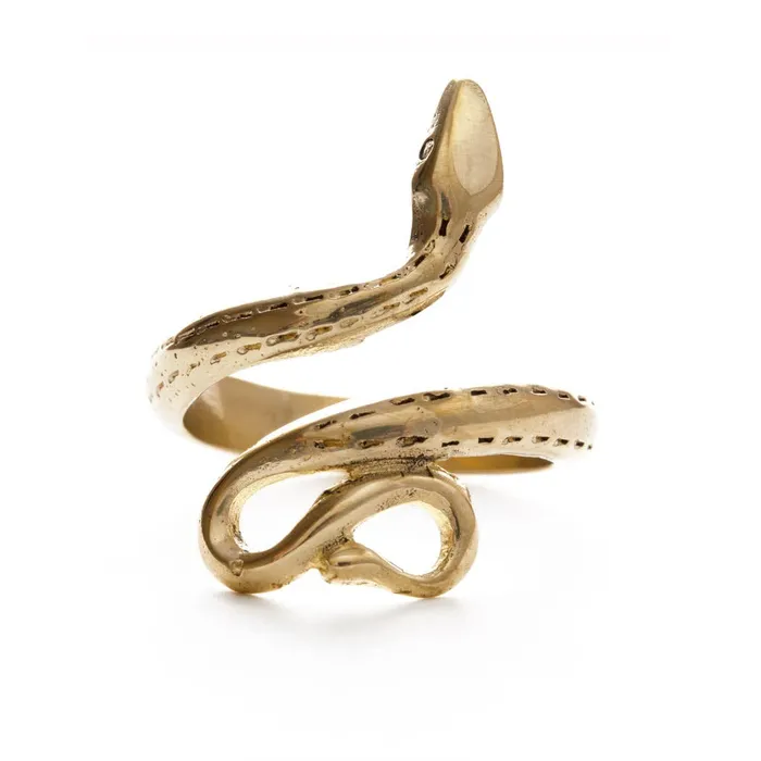 Golden Serpent Ring Amano Studio Rings