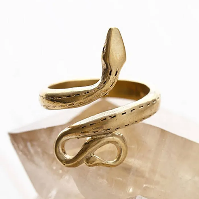 Golden Serpent Ring Amano Studio Rings