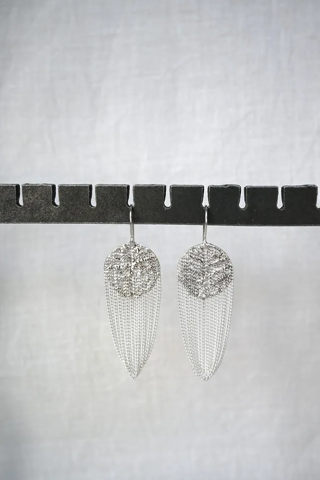 Hannah K Earrings Mini Harvest Silver Earrings