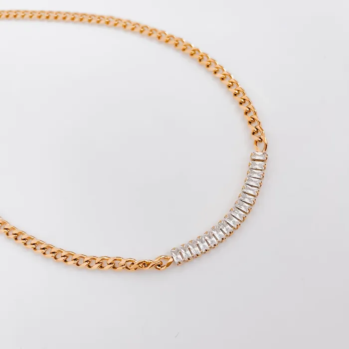 Jewelry Necklaces Desiree Diamond Chain Necklace WATERPROOF Wholesale
