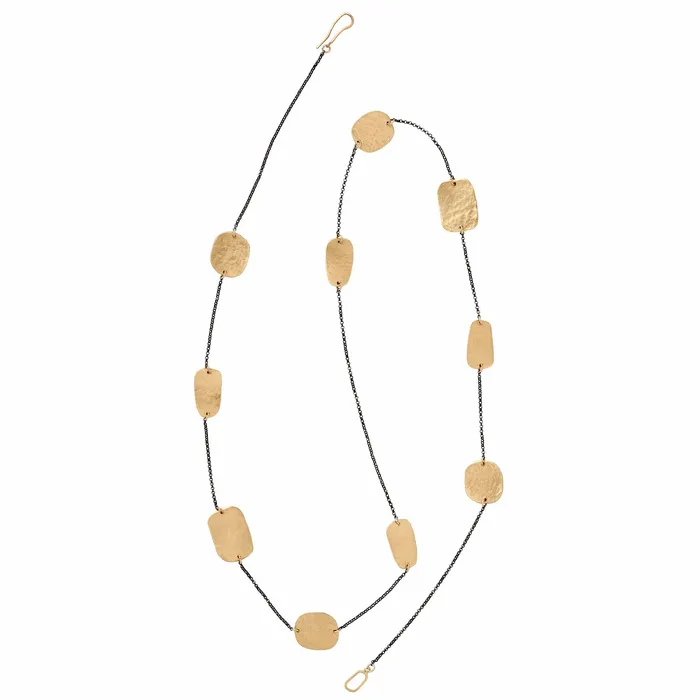 Julie Cohn Design Necklaces ARTIFACT BRONZE STERLING CHAIN NECKLACE