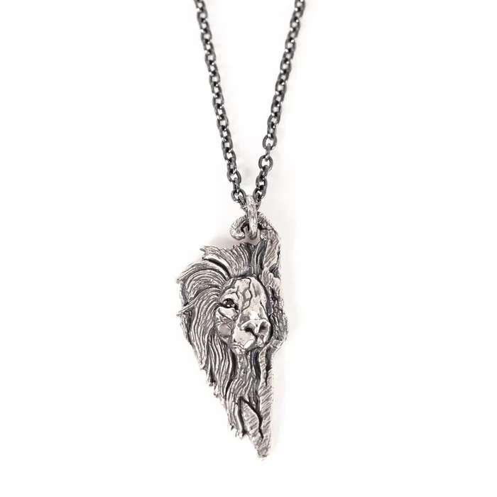 Leo Necklace with Black Diamond Indochine Collection Necklaces
