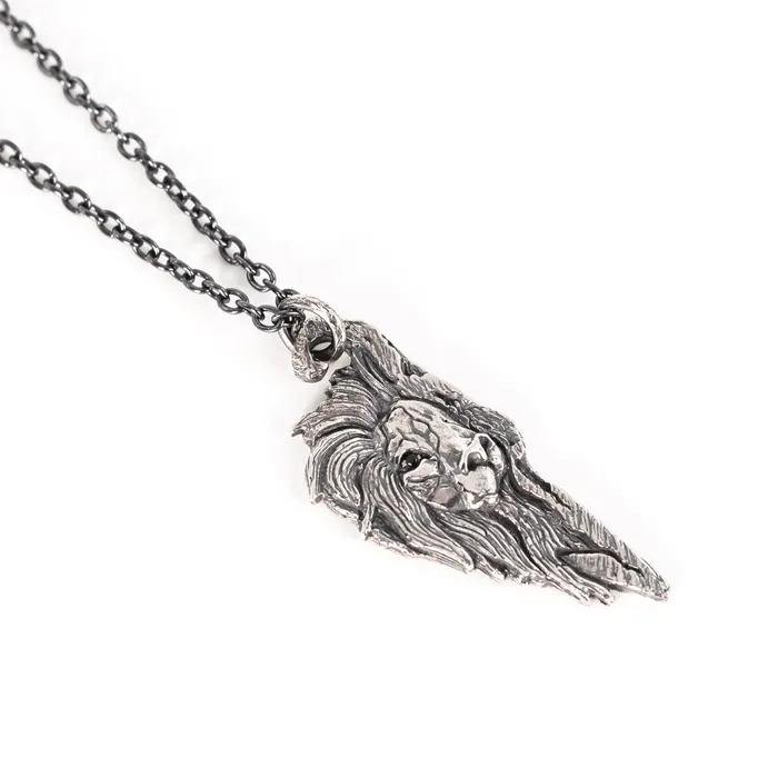Leo Necklace with Black Diamond Indochine Collection Necklaces