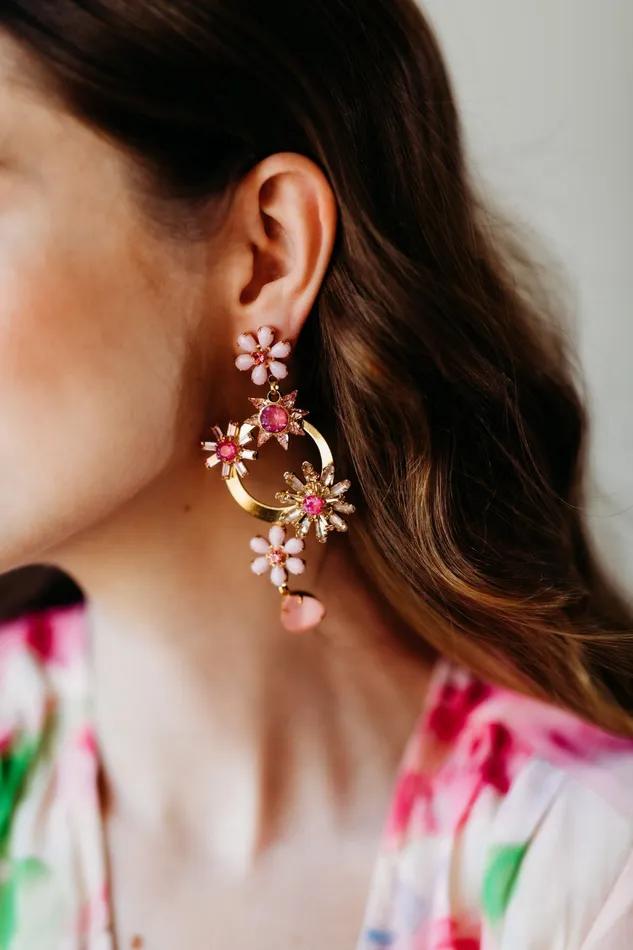 Lotus Earrings Elizabeth Cole Jewelry Earrings Lotus Earrings Elizabeth Cole Jewelry Earrings