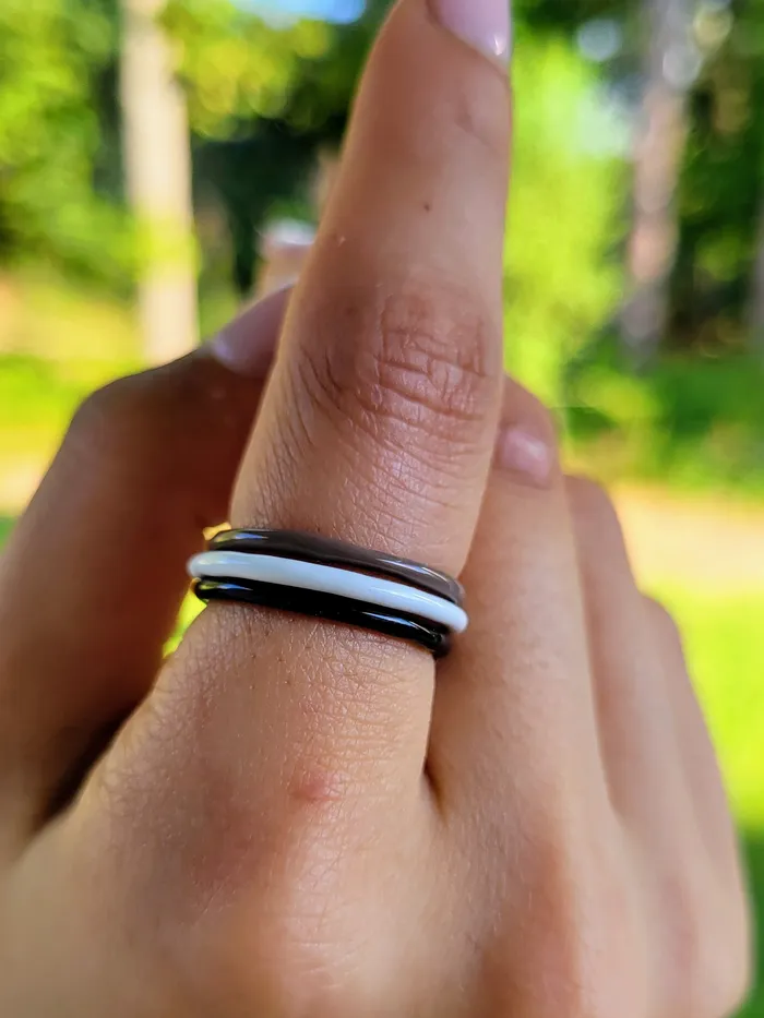 Love Ko Jewelry Rings COLOR THEORY RING STACK in Neutral Colors