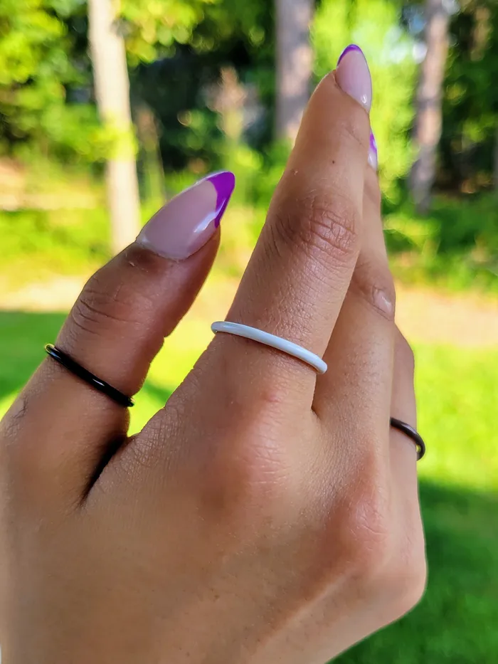 Love Ko Jewelry Rings COLOR THEORY RING STACK in Neutral Colors