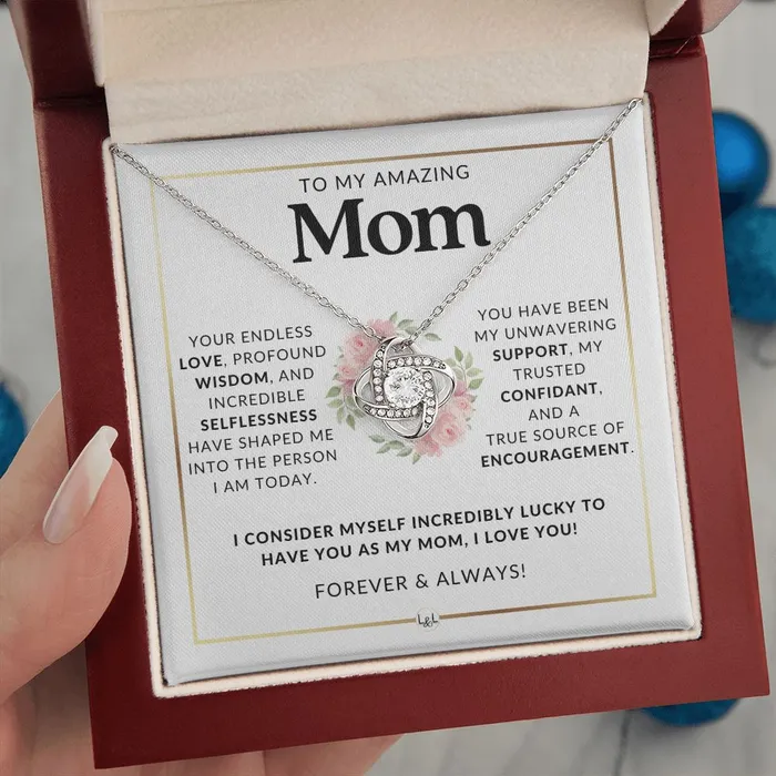 Lucky To Have You Meaningful Necklace Great For Mothers Day Christmas Her Birthday Or As An Encouragement Gift ShineOn Fulfillment Necklaces