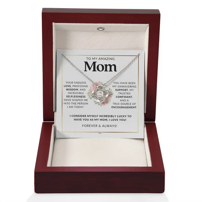 Lucky To Have You Meaningful Necklace Great For Mothers Day Christmas Her Birthday Or As An Encouragement Gift ShineOn Fulfillment Necklaces
