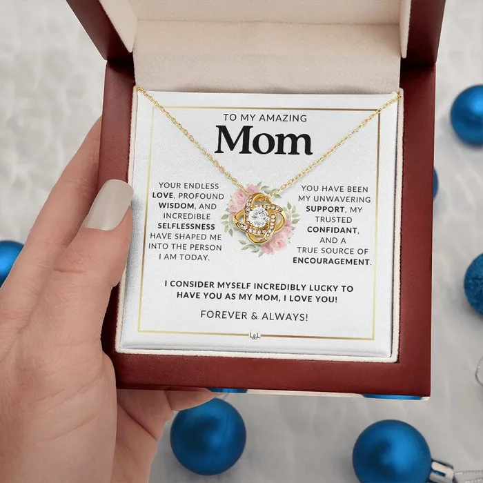 Lucky To Have You Meaningful Necklace Great For Mothers Day Christmas Her Birthday Or As An Encouragement Gift ShineOn Fulfillment Necklaces