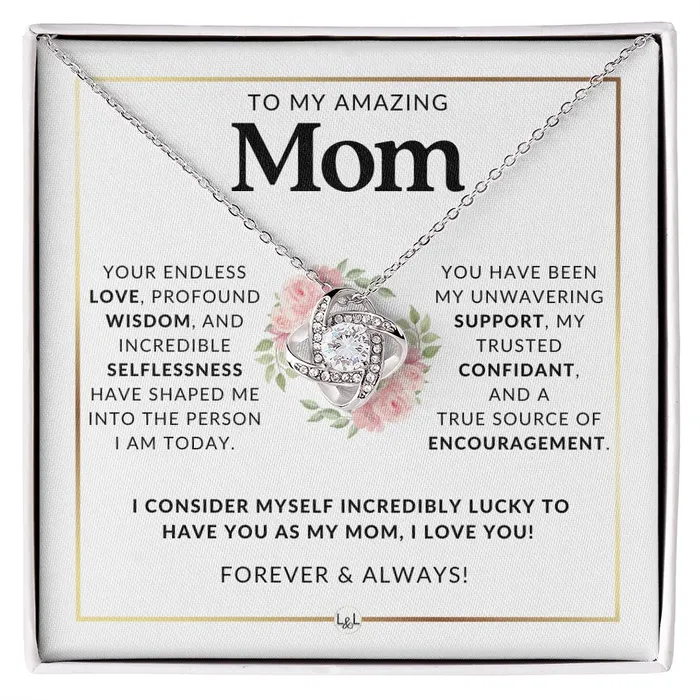 Lucky To Have You Meaningful Necklace Great For Mothers Day Christmas Her Birthday Or As An Encouragement Gift ShineOn Fulfillment Necklaces