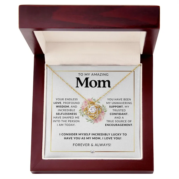 Lucky To Have You Meaningful Necklace Great For Mothers Day Christmas Her Birthday Or As An Encouragement Gift ShineOn Fulfillment Necklaces