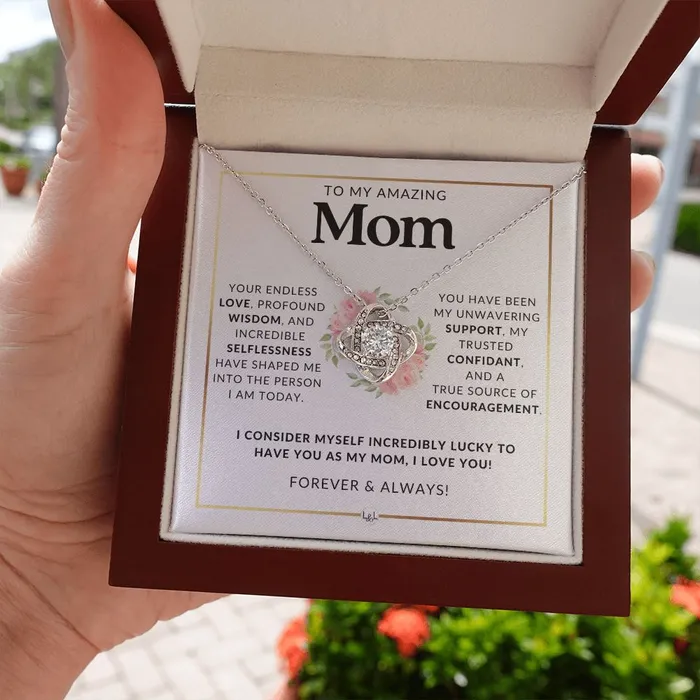 Lucky To Have You Meaningful Necklace Great For Mothers Day Christmas Her Birthday Or As An Encouragement Gift ShineOn Fulfillment Necklaces