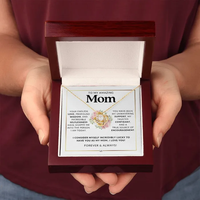 Lucky To Have You Meaningful Necklace Great For Mothers Day Christmas Her Birthday Or As An Encouragement Gift ShineOn Fulfillment Necklaces