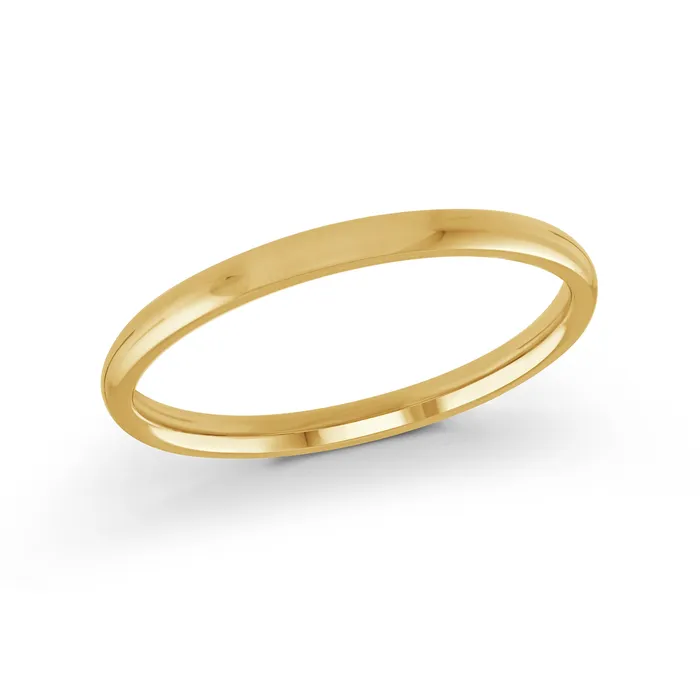 MALO BANDS Rings Malo 14K Yellow Gold 2mm Domed Wedding Band