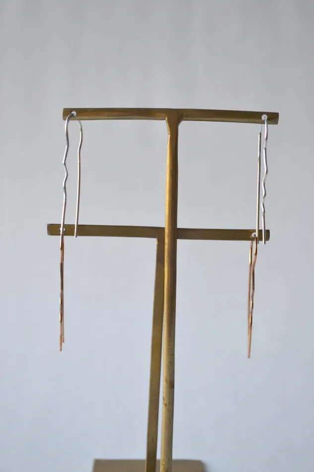 Melissa Joy Manning M Hairpin Earrings Earrings