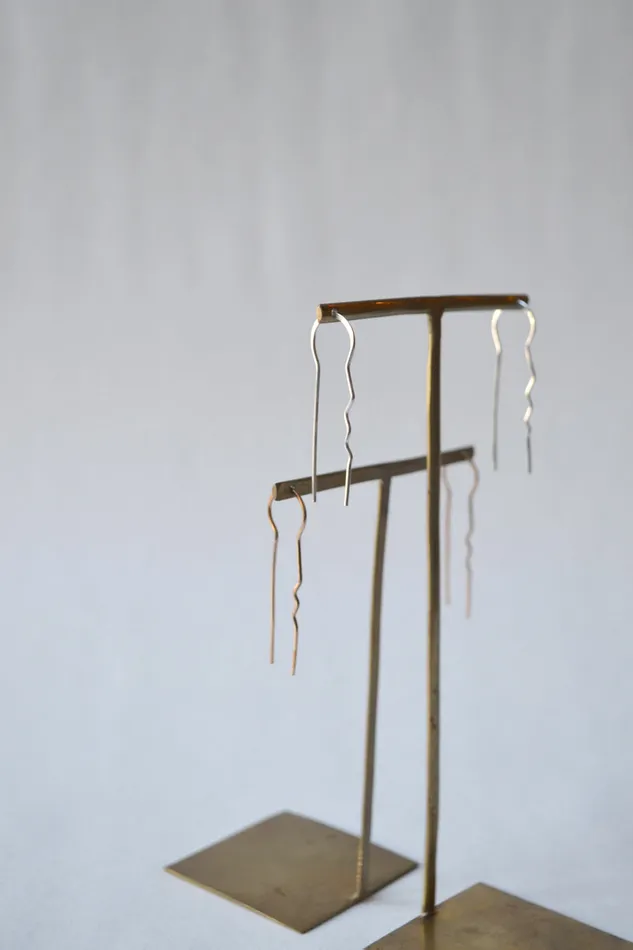 Melissa Joy Manning M Hairpin Earrings Earrings