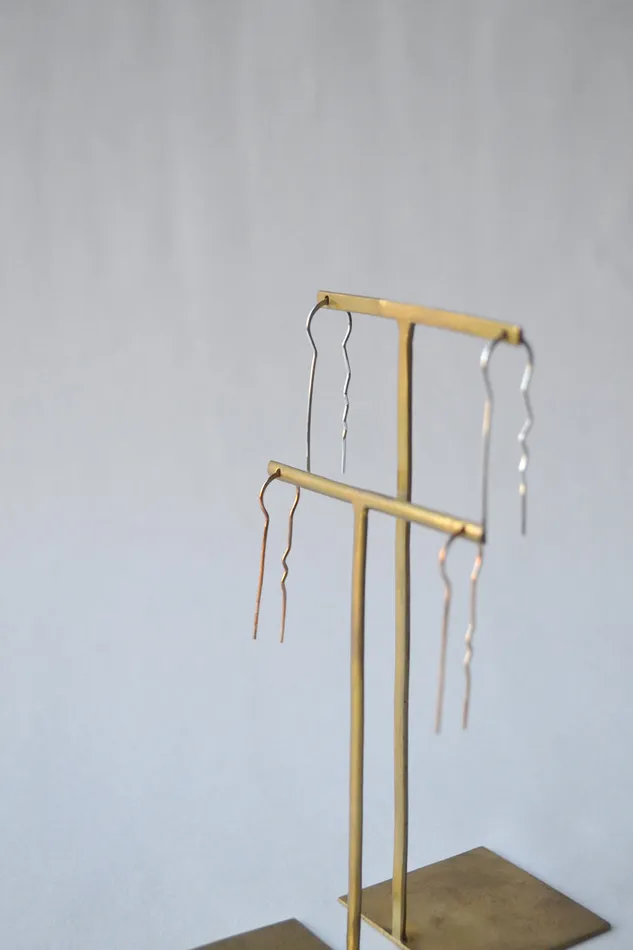 Melissa Joy Manning M Hairpin Earrings Earrings