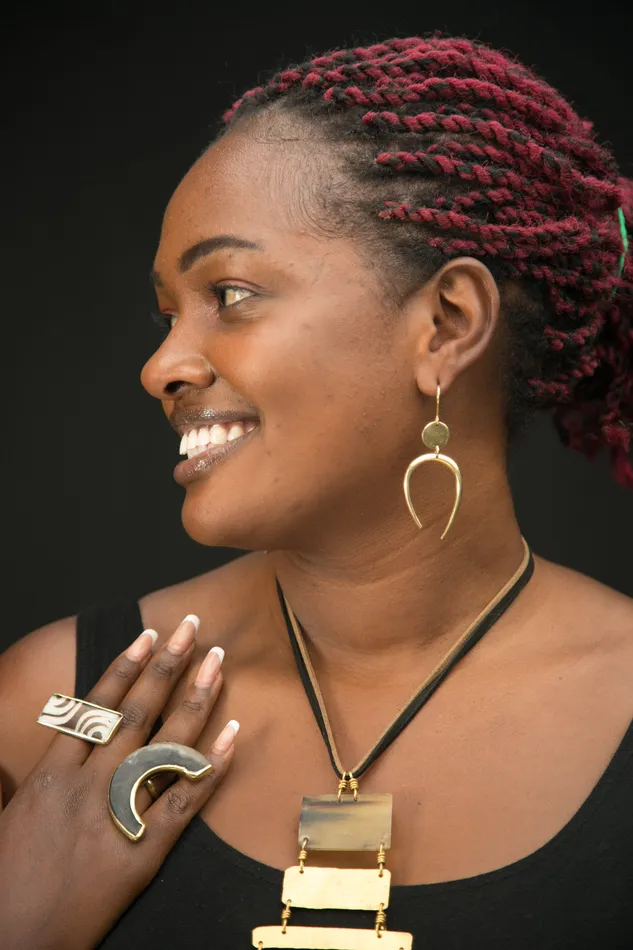 Mwassus Jewelry Earrings The Chic Brass Earrings