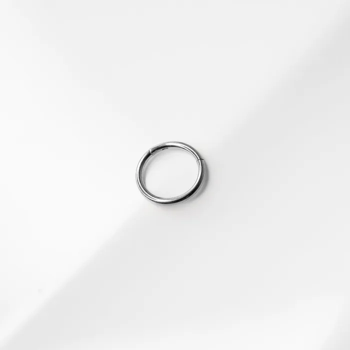 Mya Smooth Hinged Segment Ring Titanium Clicker Hoop for Noses Ears Cartilage Grayling Rings