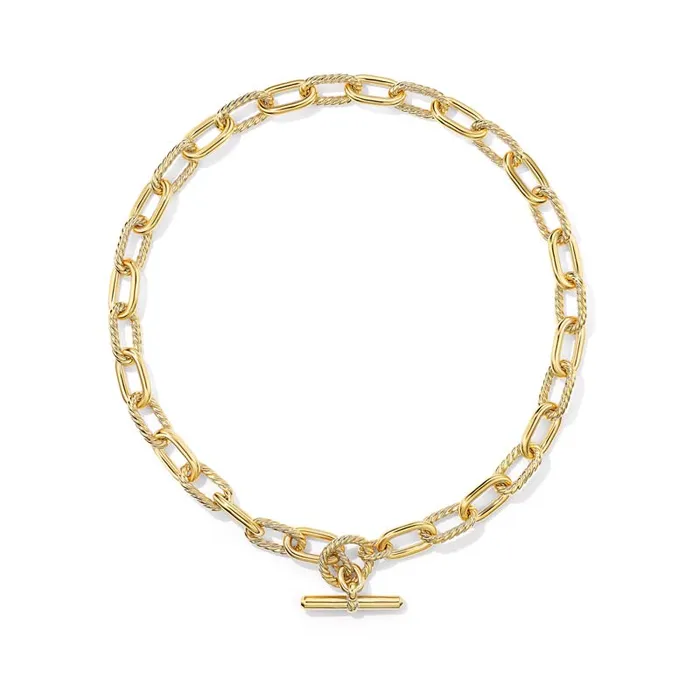 Necklaces DAVID YURMAN INC DY Madison 18 Toggle Chain Necklace in 18K Yellow Gold 11mm Necklaces DAVID YURMAN INC DY Madison 18 Toggle Chain Necklace in 18K Yellow Gold 11mm