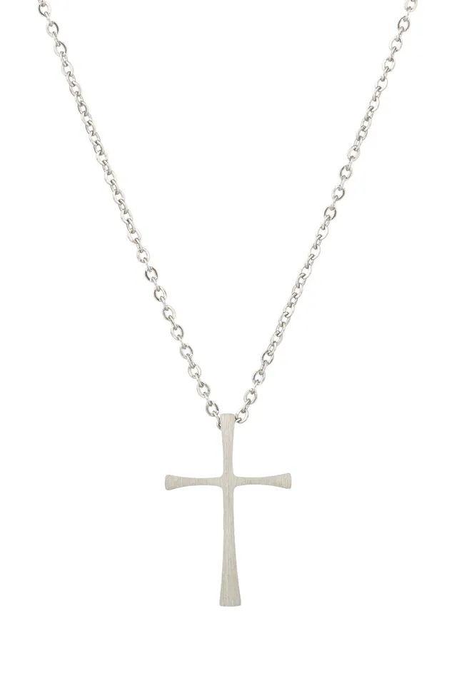 Necklaces Eye Candy LA Arie Cross Necklace
