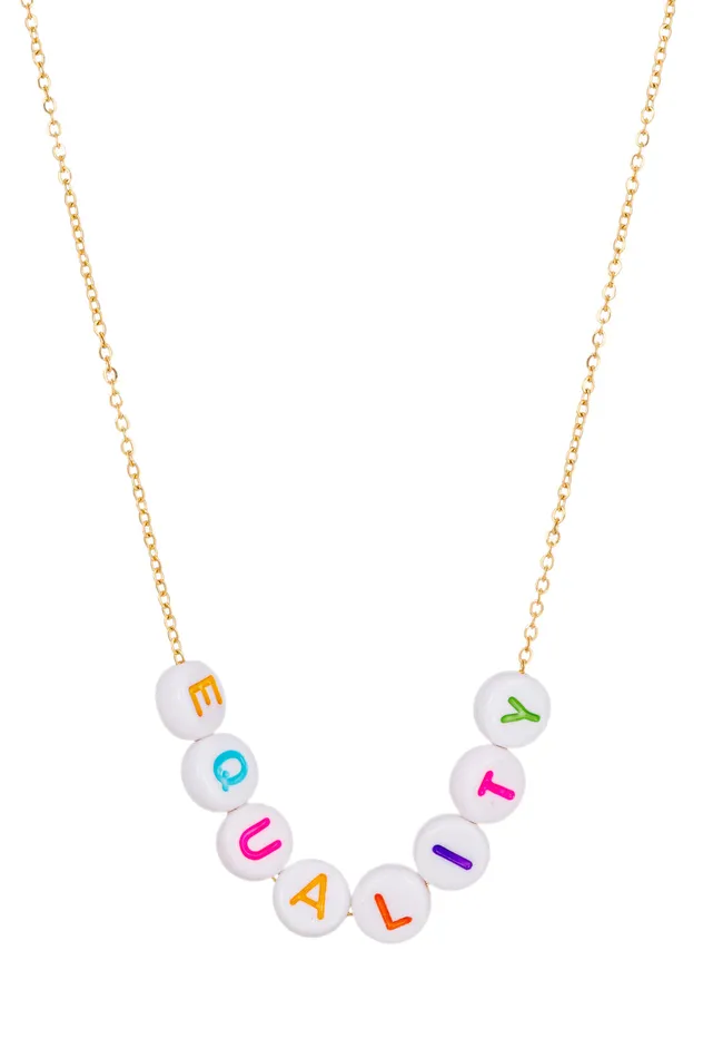 Necklaces Eye Candy LA Equality Necklace