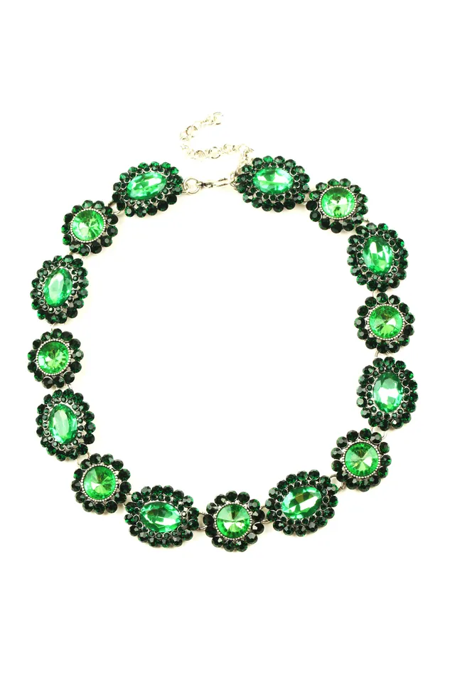 Necklaces Eye Candy LA Raven Hot Pink Statement Collar Necklace