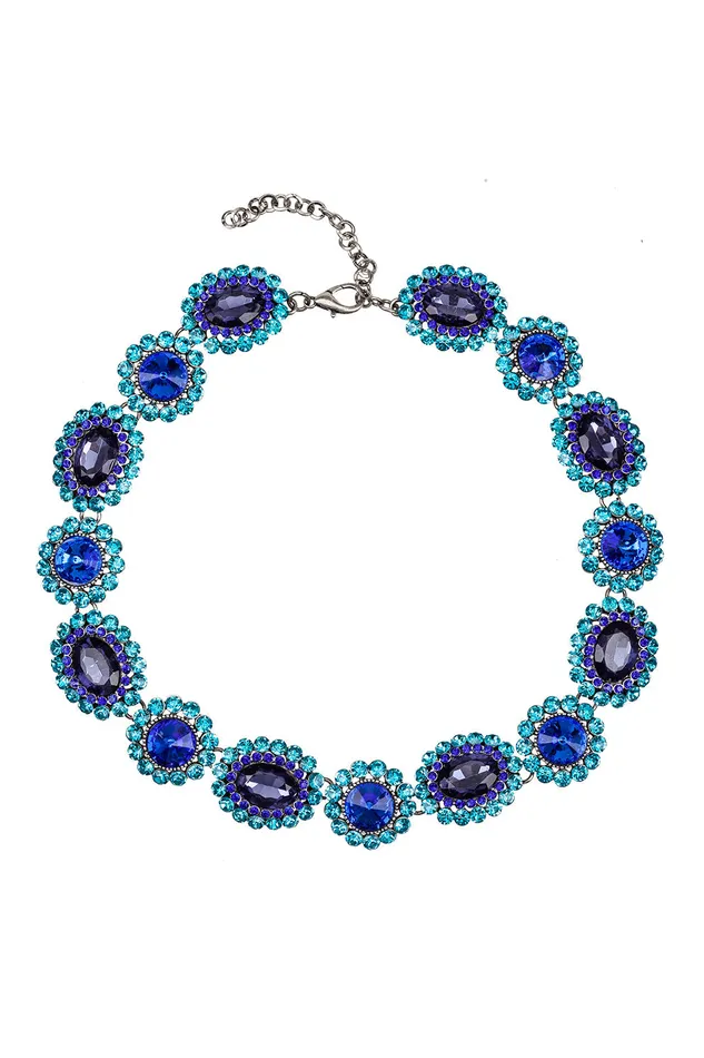 Necklaces Eye Candy LA Raven Hot Pink Statement Collar Necklace