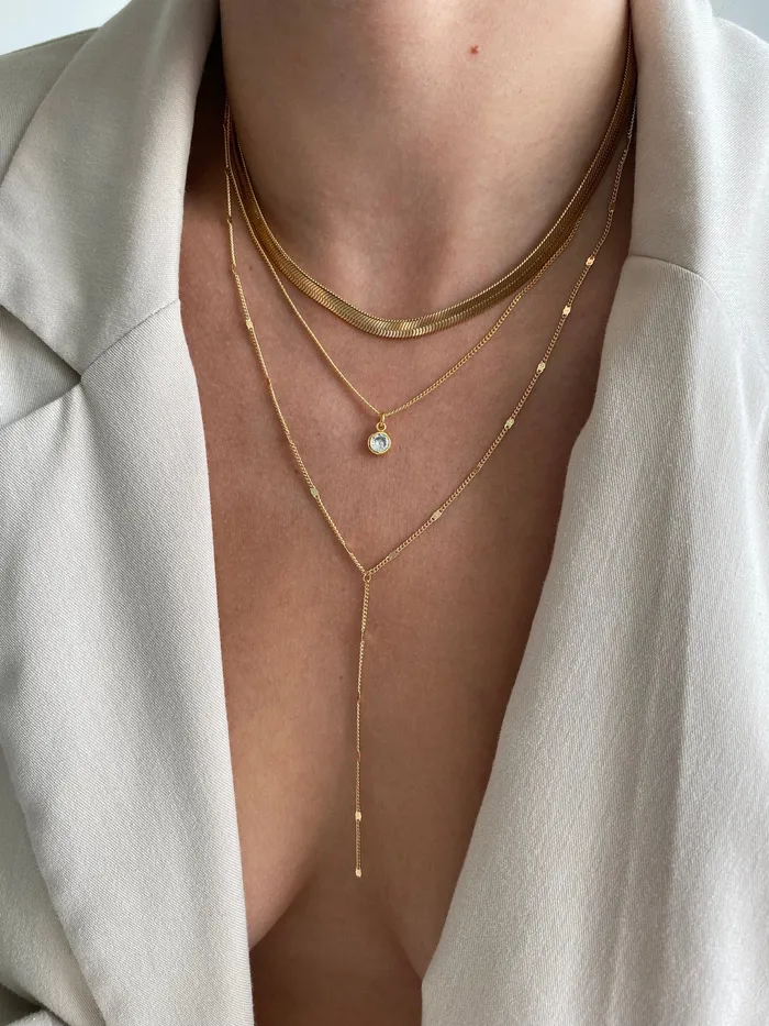 Necklaces pau jewelry Herringbone necklace