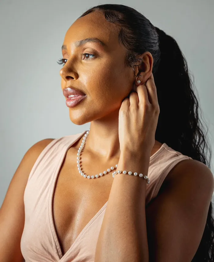 Necklaces Seola Jewelry Freshwater Pearl Necklace