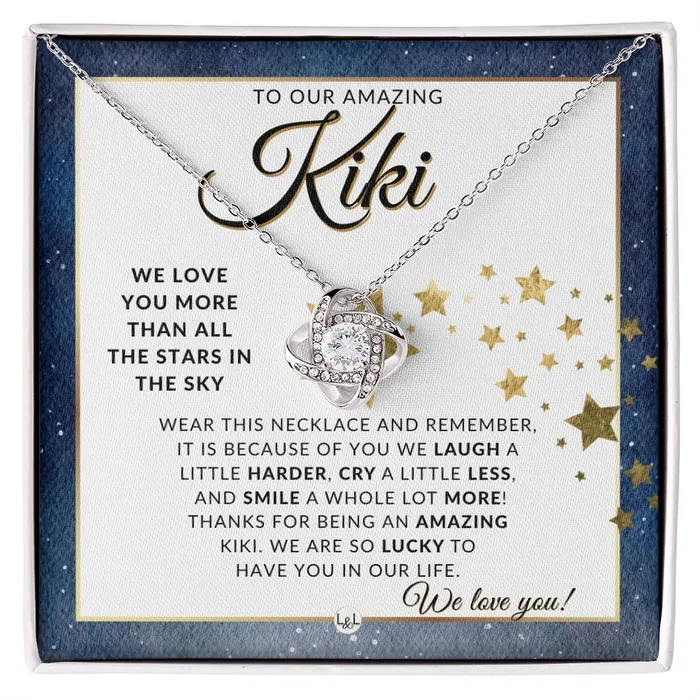 Necklaces ShineOn Fulfillment Our Kiki Gift Meaningful Necklace Great For Mothers Day Christmas Her Birthday Or As An Encouragement Gift
