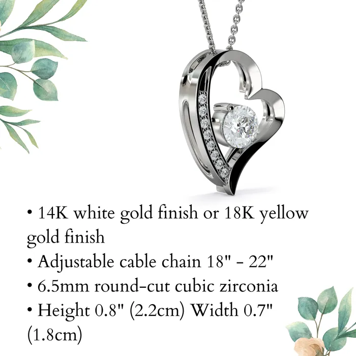 Necklaces ShineOn Fulfillment To My Amazing Mom Forever Love Pendant Necklace