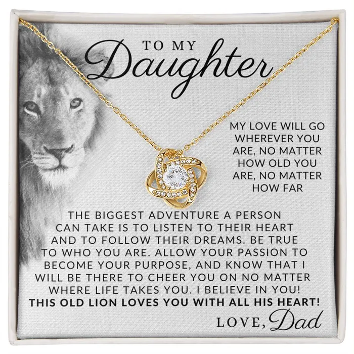 Necklaces ShineOn Fulfillment With All My Heart To My Daughter From Dad Father to Daughter Necklace Christmas Gifts Birthday Present Graduation Gift Valentines Day