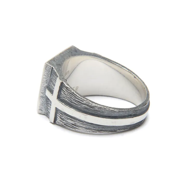 Onyx Cross Ring Buck Palmer Rings