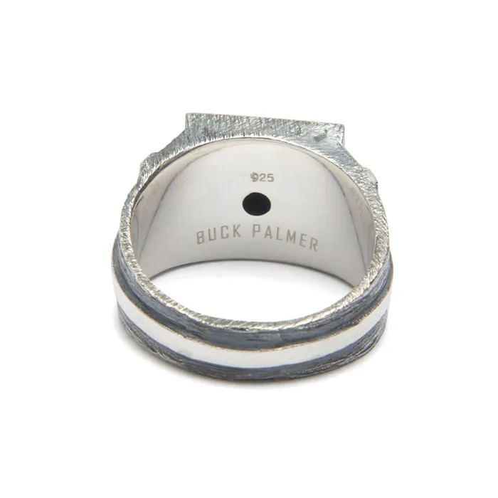 Onyx Cross Ring Buck Palmer Rings