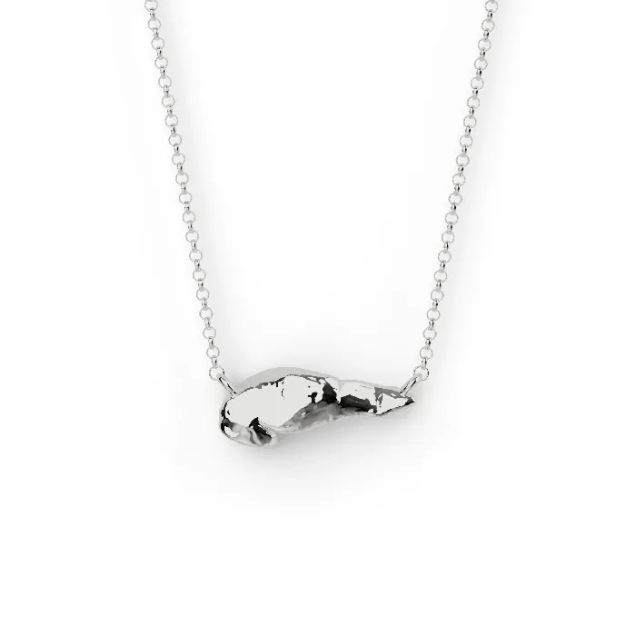 pancreas necklace silver sciencejewelry1824 Necklaces