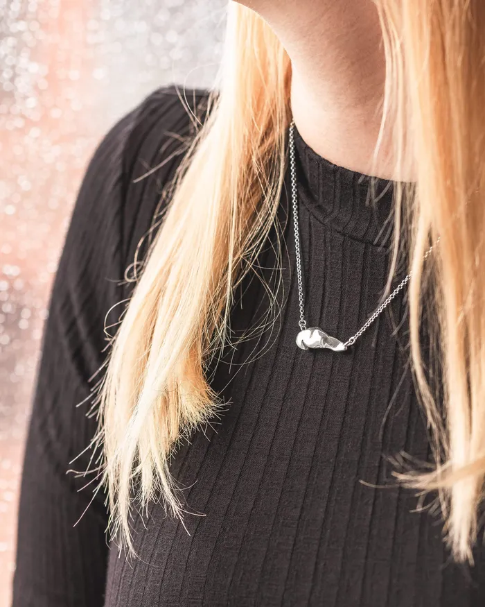 pancreas necklace silver sciencejewelry1824 Necklaces