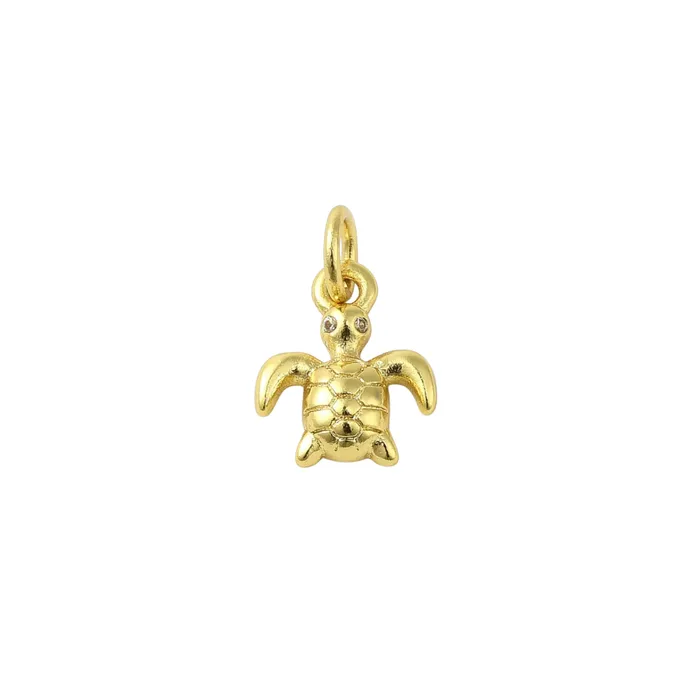 pau jewelry Charm Necklaces Baby turtle charm xsmall