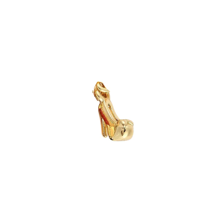 pau jewelry Charm Necklaces Gold heel charm xsmall